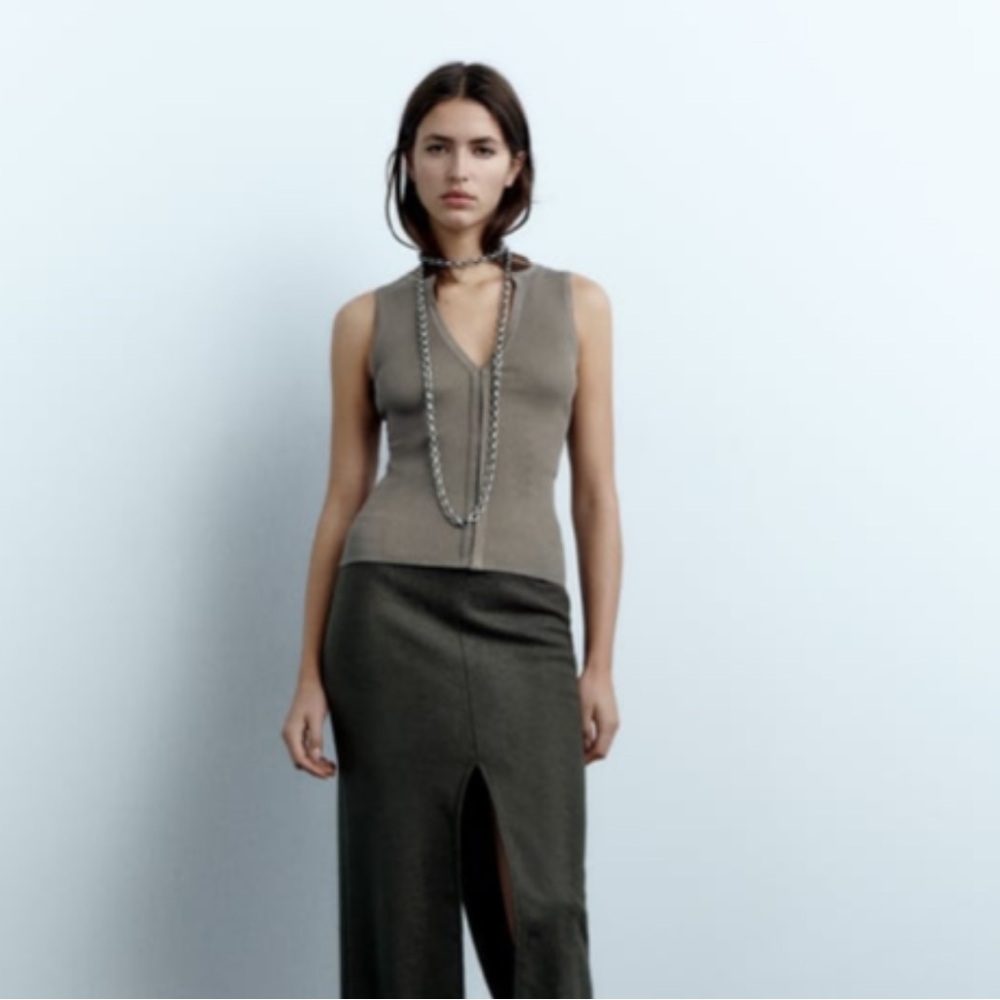 Zara Fitted Knit Top
